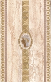 Декор Травертин кремовый  4 250*400 TR-D4-CR (12)