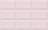 Плитка настенная  Macarone Dusty Pink, 250*400 мм, 1,2 кв.м., розовый, НЗКМ, Россия