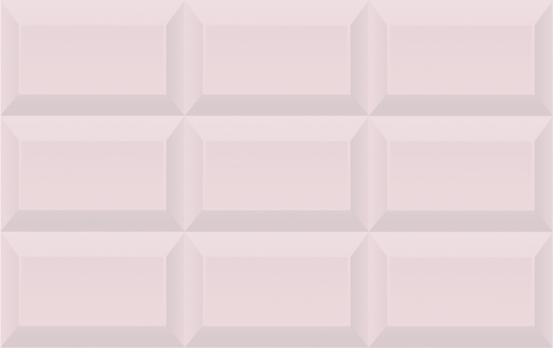Плитка настенная  Macarone Dusty Pink, 250*400 мм, 1,2 кв.м., розовый, НЗКМ, Россия