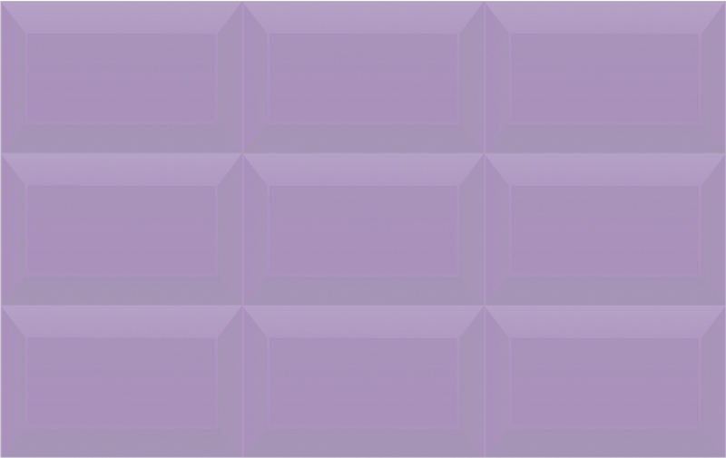 Плитка настенная  Macarone Lavander, 250*400 мм, 1,2 кв.м., сиреневый, НЗКМ, Россия