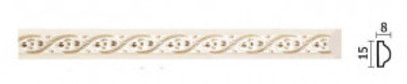 Молдинг ДМ 130-6/80 (15*8*2400)