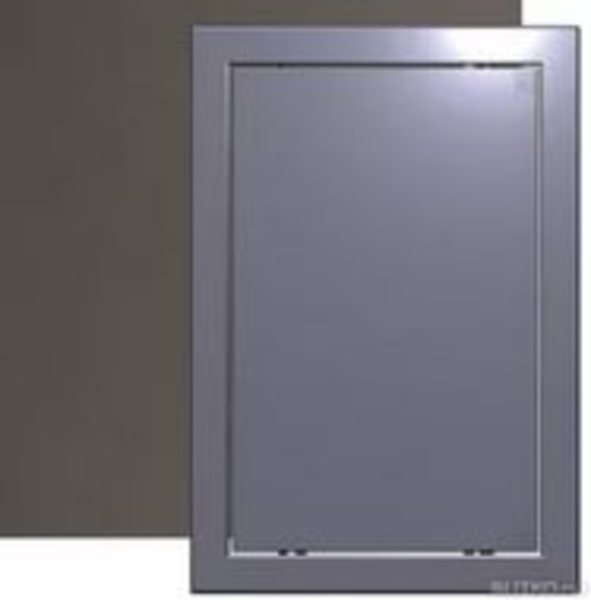 Люк-дверца ревизионная 168*168 с фланцем 146*146 с ручкой АБС, Л1515 dark gray metal