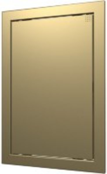 Люк-дверца ревизионная 218*318 с фланцем 196*296 с ручкой АБС Л2030 champagne
