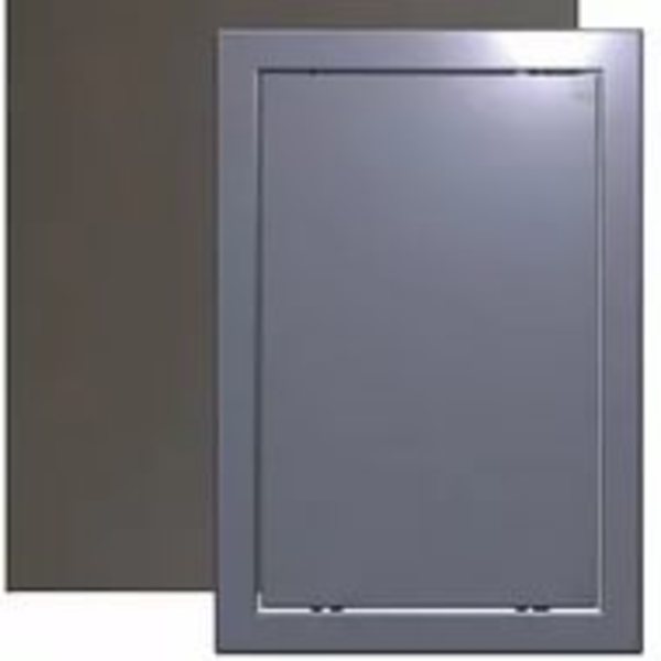 Люк-дверца ревизионная 218*318 с фланцем 196*296 с ручкой АБС Л2030 gray metal