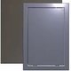 Люк-дверца ревизионная 218*318 с фланцем 196*296 с ручкой АБС Л2030 gray metal