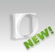 09КВ Соединитель квадрата 90*90 с круглым воздуховодом пластик д100