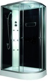 Т04PR  Душ.каб.80*120*215,низ.под.черн.задн.стекла стенка , ст.4к