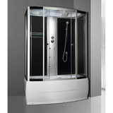 T005BW-1,7 Душ.каб.85*170*215, выс. Под., бел. За дн.стекл.стенка 5к