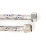 Гибкая подводка для воды 1/2" 120см в/н (10)