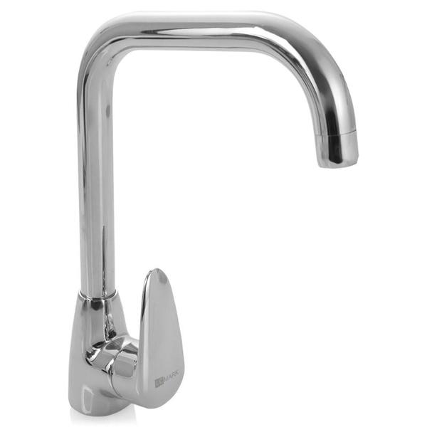 Смеситель д/кухни LM3305C Pramen с высоким поворотным  изливом, 35 мм