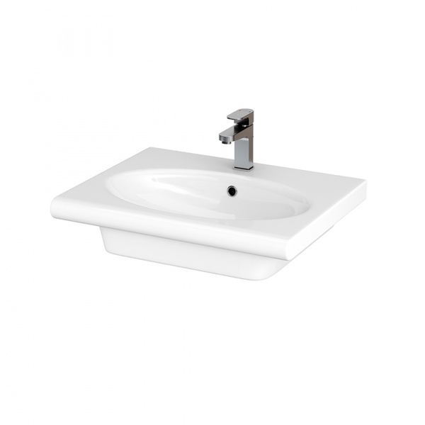 Раковина встраиваемая NATURE 60 1 отв. белый сорт 1(S-UM-NTR60/1-w) НОВИНКА!!!