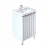 Тумба для ванной комнаты, напольная, белая, 50см, AMUR, MILARDO AMU50W1M95