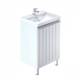 Тумба для ванной комнаты, напольная, белая, 50см, AMUR, MILARDO AMU50W1M95