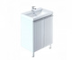 Тумба для ванной комнаты, напольная, белая, 60см, AMUR, MILARDO AMU60W2M95