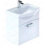 Тумба для ванной комнаты, подвесная, белая, 60см, NIAGARA, MILARDO NIA60W0M95