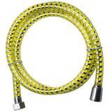 Шланг для душа 150см 1/2"(имп)-1/2"(имп) пластик желтый 569-005