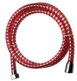 Шланг для душа 175см,1/2"(Имп)-1/2"(Имп), пластик, красный