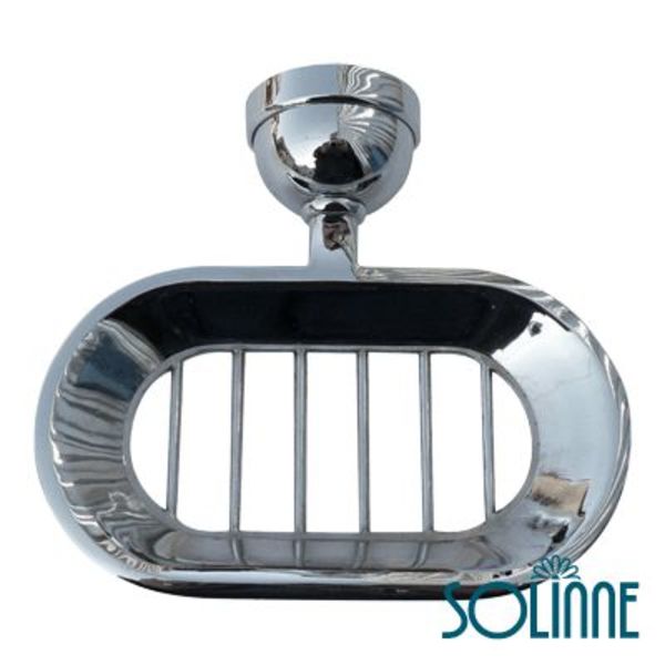 3069 мыльница решетчатая Solinne, хром