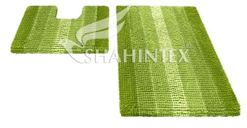 Коврик д/ванны MULTIMAKARON зеленый 60/90 2шт Shahintex