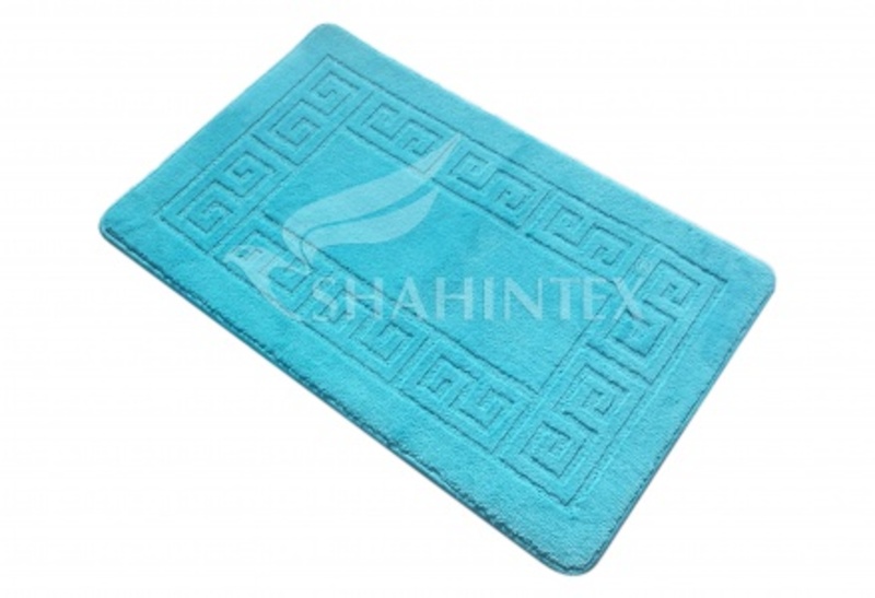 Коврик д/ванны Стандарт бирюзовый 60/100 1шт Shahintex