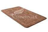 Коврик д/ванны ЭКО кофе с молоком 60/90 1шт Shahintex