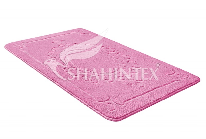 Коврик д/ванны ЭКО розовый  60/90 1шт Shahintex