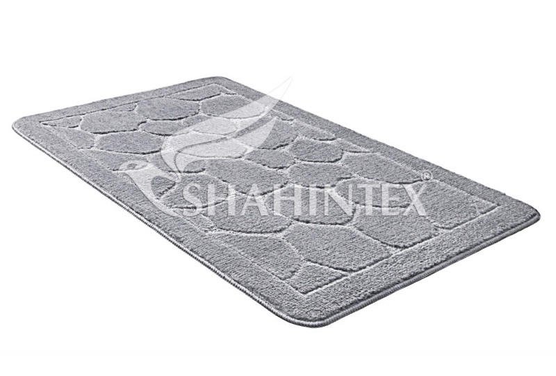 Коврик д/ванны ЭКО серый  60/90 1шт Shahintex