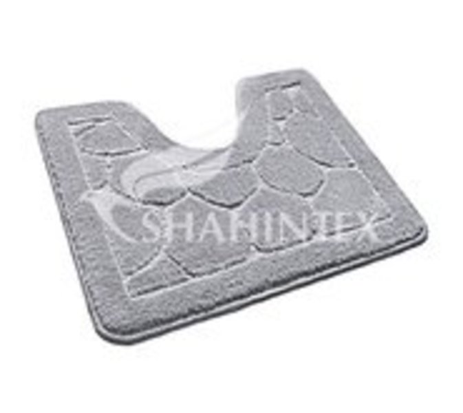Коврик д/туалета ЭКО серый  60/50 1шт Shahintex