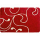Коврик для ванной Flower Lace red микрофибра  60*90см IDDIS