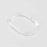 Набор колец для шторы в ванную Transparent MILARDO RMI012P