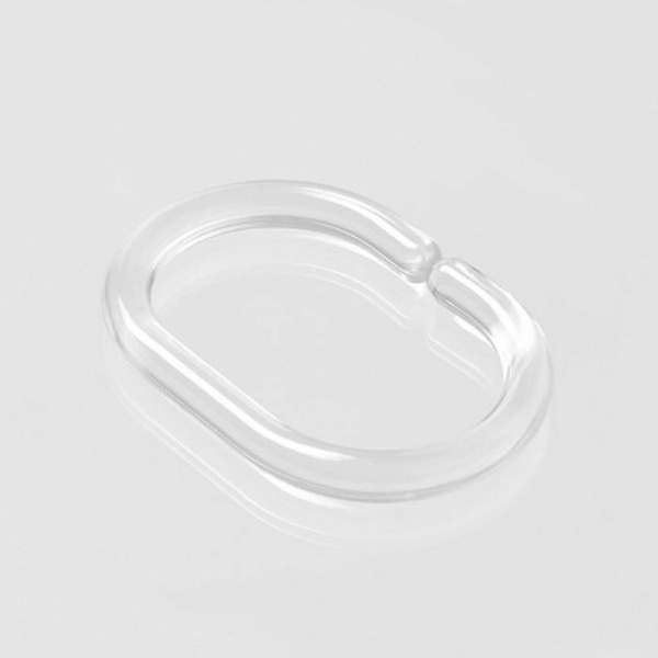 Набор колец для шторы в ванную Transparent MILARDO RMI012P