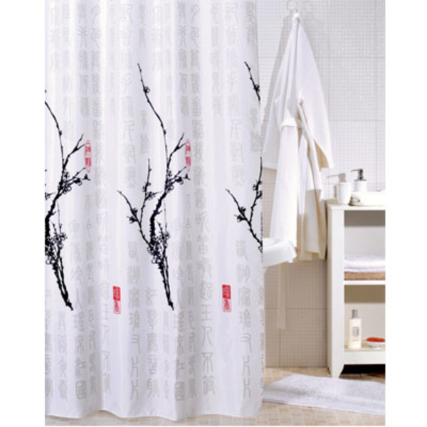 Штора для ванной Cherry Tree полиэстр 200*200см IDDIS