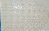 Коврик для ванной комнаты SPA 69*39см, ромашка, овал, прозрачный, Россия