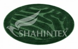 Коврик для ванной комнаты круг 90*90 изумрудный, РР, Shahintex, Китай
