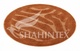 Коврик для ванной комнаты круг 90*90 кофе с молоком, РР, Shahintex, Китай