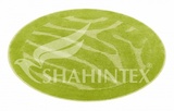 Коврик для ванной комнаты круг 90*90 салатный, РР, Shahintex, Китай