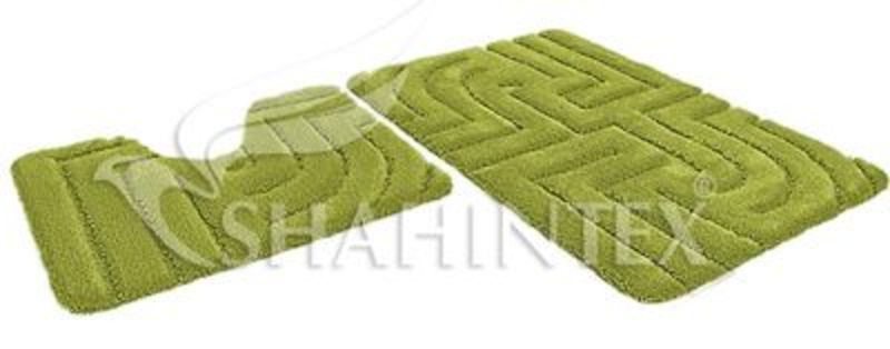 Коврик для ванной комнаты 60*100см, салатный, Premium. Shahintex, Китай