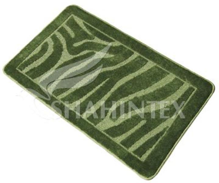 Коврик для ванной комнаты, 60*100см, зеленый, РР, Shahintex, Китай