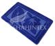 Коврик для ванной комнаты, 50*80см, синий, РР, Shahintex, Китай