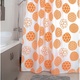 Штора для ванной Orange Dots полиэстр 180*200см Milardo