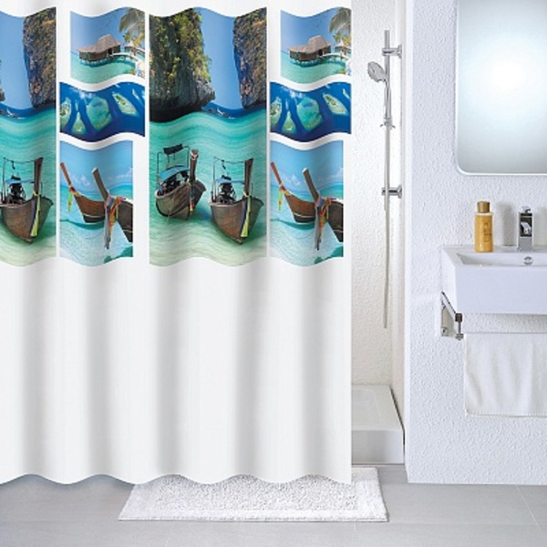 Штора для ванной PEVA Paradise Sky 180*180см MILARDO