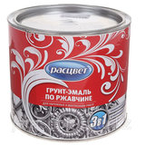 Грунт-эмаль по ржавчине алкидная белая 1,9кг*6 расцвет 5182