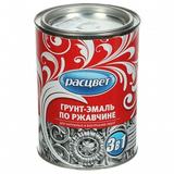 Грунт-эмаль по ржавчине алкидная черная  0,9кг*14 5236