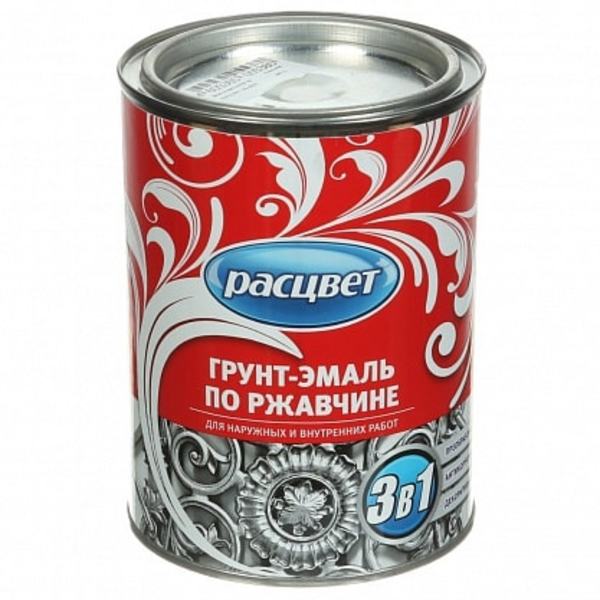 Грунт-эмаль по ржавчине алкидная черная  0,9кг*14 5236