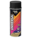 Эмаль аэроз. INRAL UNIVERSAL, черная глянцевая RAL9017, 400ml