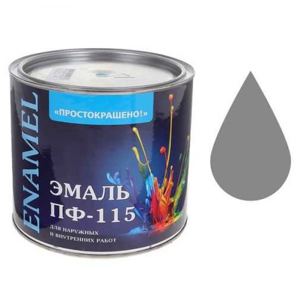Грунт-эмаль по ржавчине 3в1 Простокрашено голубая 1,9кг (6) 8687