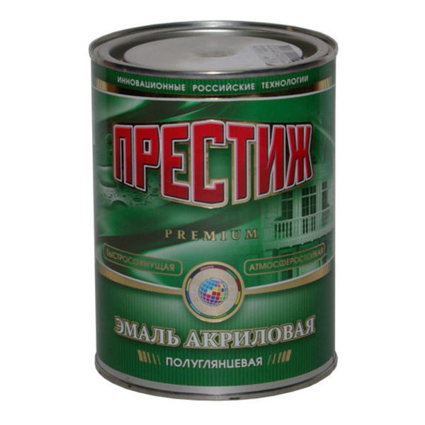 Престиж эмаль акриловая с ароматом яблока белая п/гл 0,9кг (14)