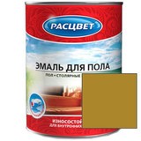 Расцвет  эмаль для пола золото-коричневая 1,9кг (6) 4936