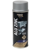 Эмаль аэрозольная INRAL ALU ZINC, алюминевая, 400мл, Россия