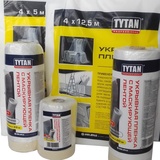 Пленка укрывная Tytan Professional 4м*5м 5 микрон прозрачная *60